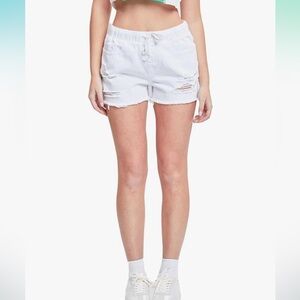 NWT - YMI Highrise women’s distressed joggers | M